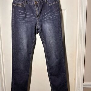 Vintage Ariya Dark Blue Women's Straight Leg Jeans
